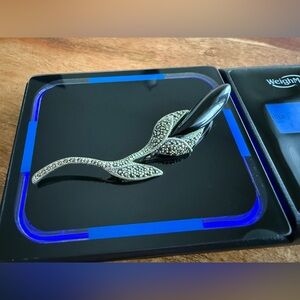 Vintage Black Onyx Marcasite Flower 925 Sterling Silver Brooch